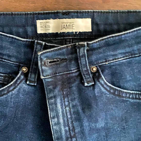 Topshop Jamie Jeans, High Waisted - Picture 3 of 3